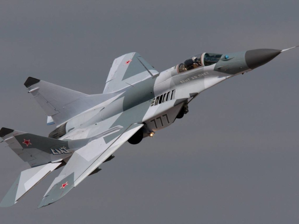 В России разбился истребитель МиГ-29 во время тренировочного полета