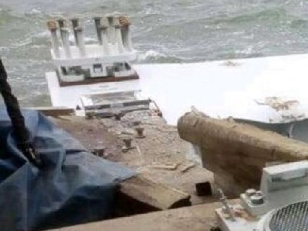 Обрушение Крымского моста: появилось новое видео с места ЧП