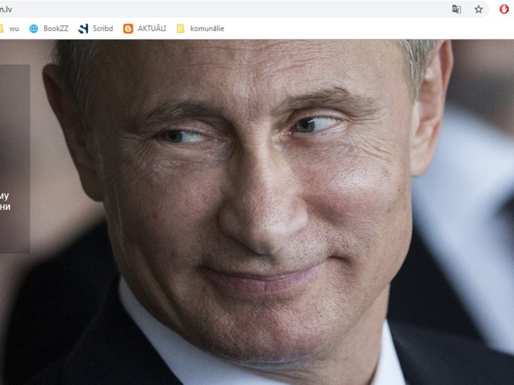 В день выборов в латвийской соцсети «заиграл» гимн РФ и появился Путин (ФОТО)