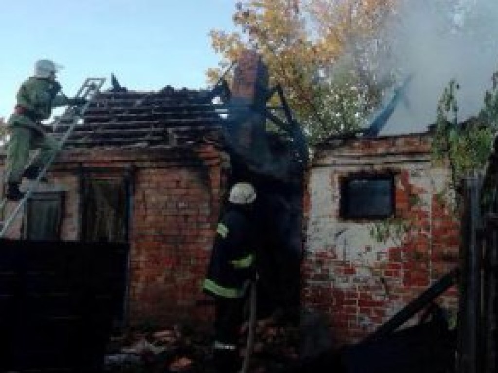 На Днепропетровщине в собственном доме сгорел мужчина (ФОТО)