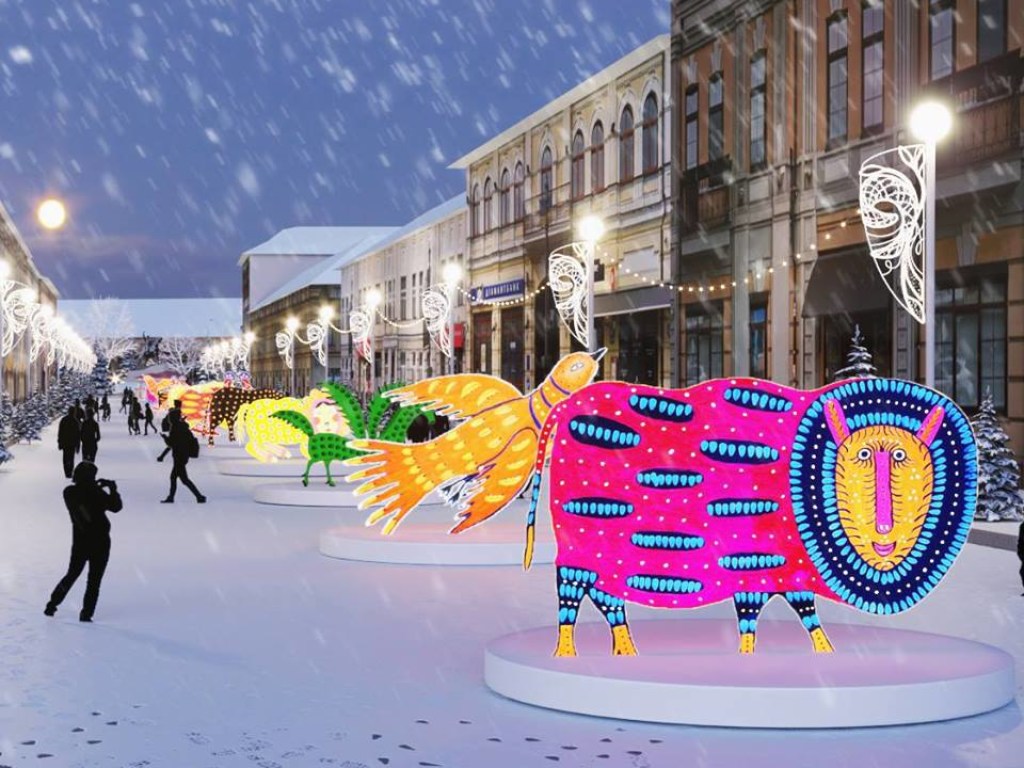 В Киеве показали, как будут выглядеть две главных новогодних локации в городе (ФОТО)
