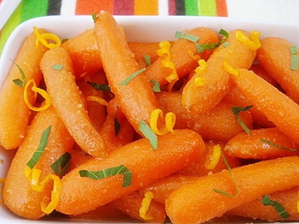 Рецепт дня: Морковка в апельсиновой глазури