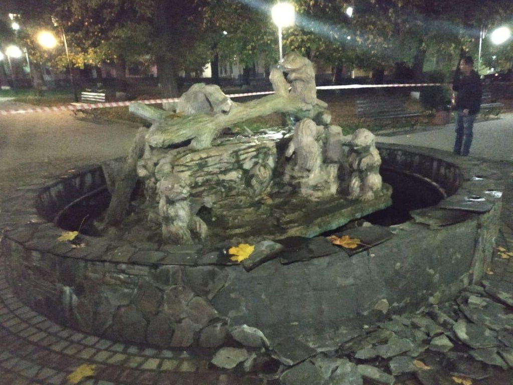 Во Львовской области мужчина бросил гранату в фонтан (ФОТО)