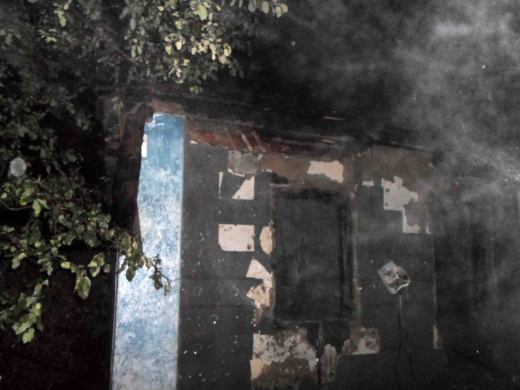 Под Киевом мужчина сгорел в собственном доме (ФОТО)