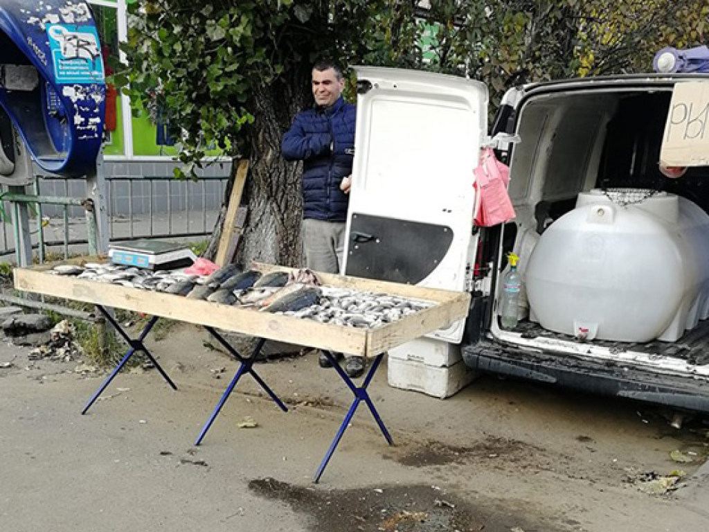 На Отрадном в Киеве продают рыбу с ленточными червями (ФОТО)