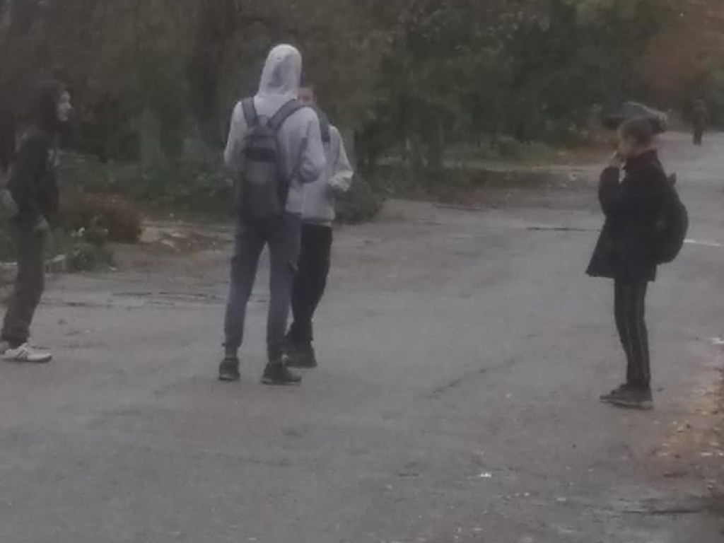 Сделал замечание: в Бердянске школьники закидали камнями охранника учебного заведения