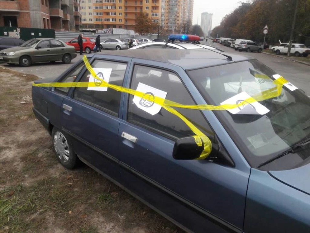 «Я паркуюсь как олень»:  в Киеве оригинально наказали героев парковки (ФОТО)