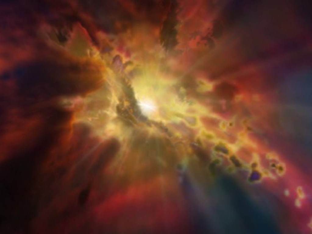 Астрономы обнаружили в космосе огромный «молекулярный фонтан» (ФОТО)