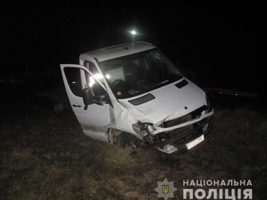 На Буковине микроавтобуса Mercedes врезался в телегу: погибли мужчина и конь (ФОТО)