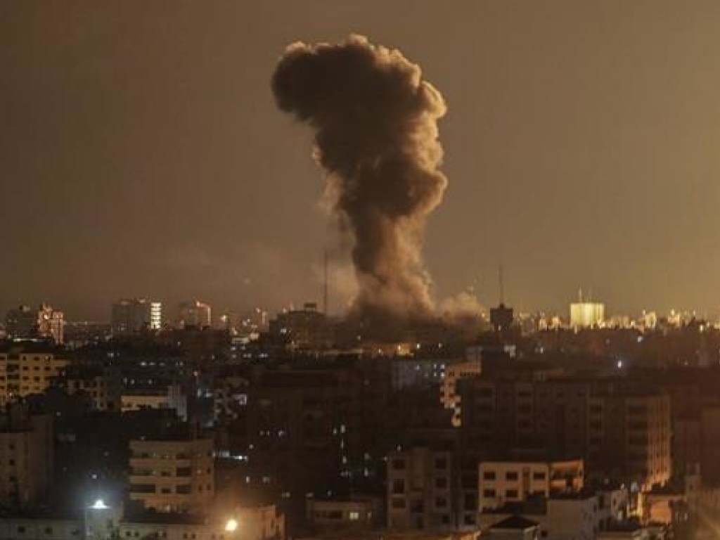Израильские военные опубликовали видео удара по штабу ХАМАС