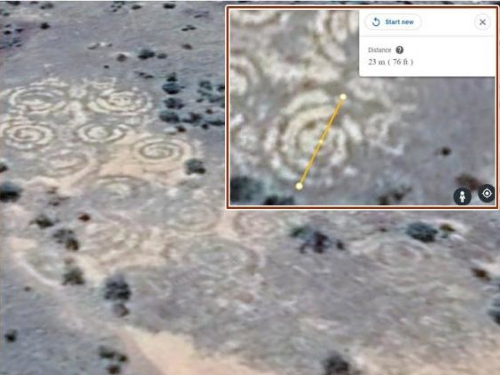 Ученые обнаружили загадочные спирали на снимках Google Earth из Австралии (ФОТО,ВИДЕО)