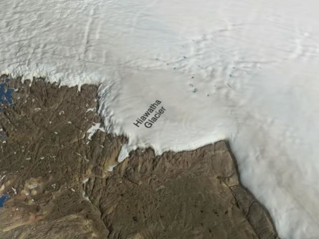 В Гренландии нашли ударный кратер с диаметром 31 километр (ФОТО, ВИДЕО)