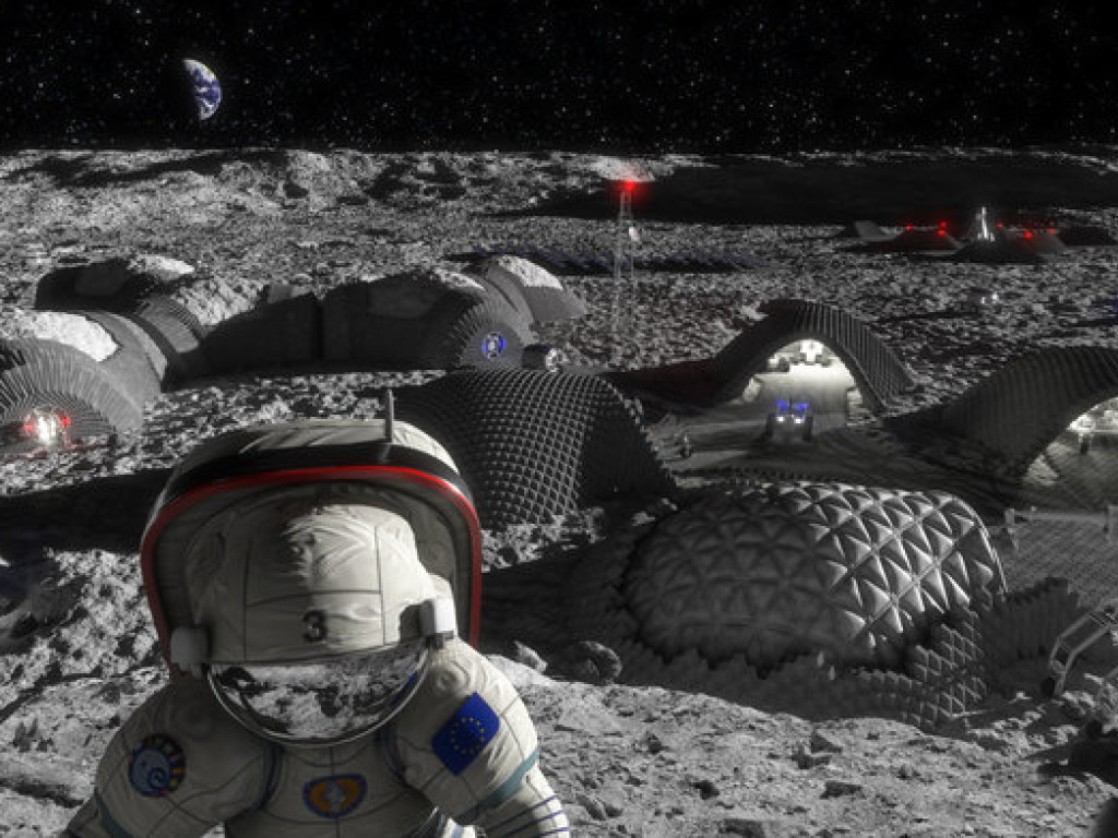 Европейское комическое агентство показало макет будущей лунной базы (ФОТО)