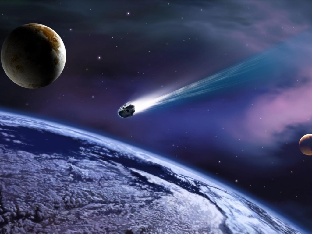 К Земле на огромной скорости летит гигантский астероид весом 50 мегатонн