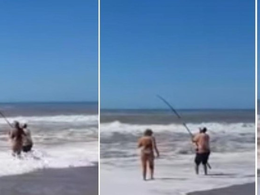 Аргентинский рыбак спас трех тонущих детей с помощью удочки