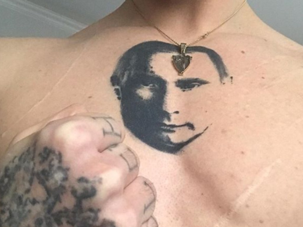 Украинский танцор сделал татуировку с Путиным и получил гражданство РФ (ФОТО)