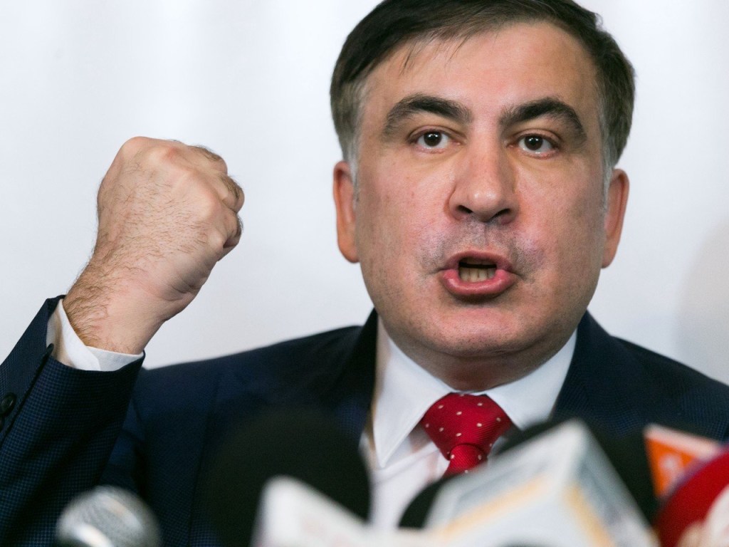 Саакашвили отметился: В центре Тбилиси проходит митинг против избранного президента (ВИДЕО)