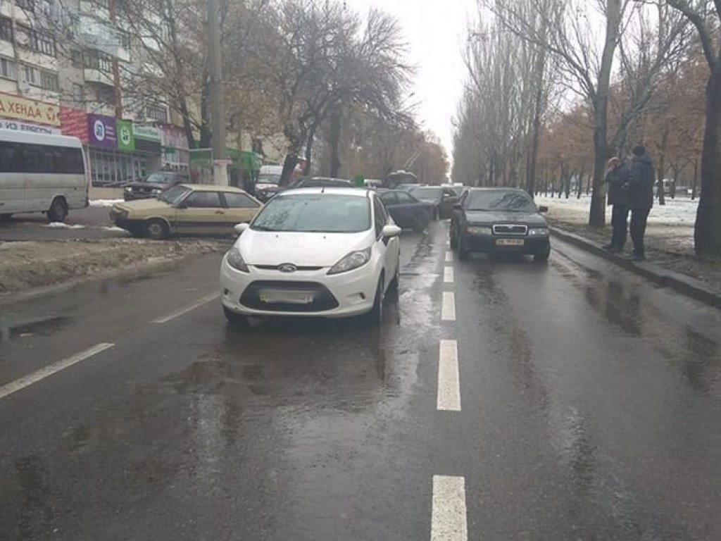 Крупное ДТП в Николаеве: в центре города столкнулись сразу 5 авто (ФОТО, ВИДЕО)