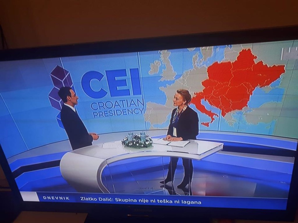В Хорватии ведущий телеканал показал Украину без Крыма (ФОТО)