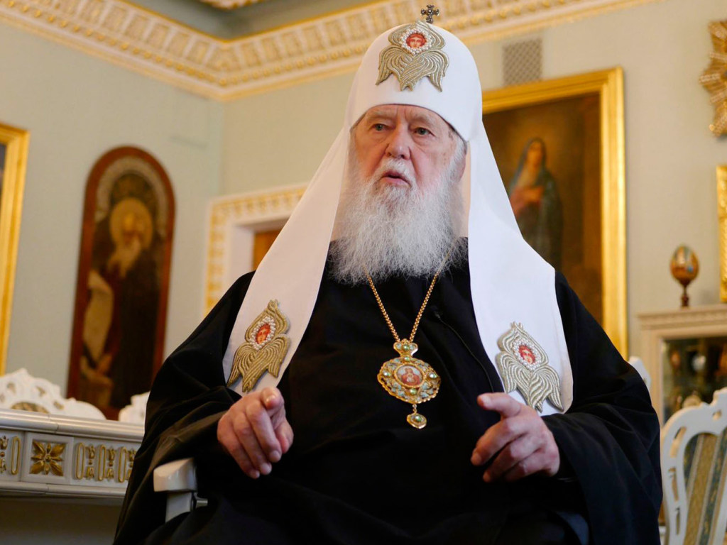 Патриарх Филарет заявил о несогласии с Константинополем по двум пунктам (ВИДЕО)