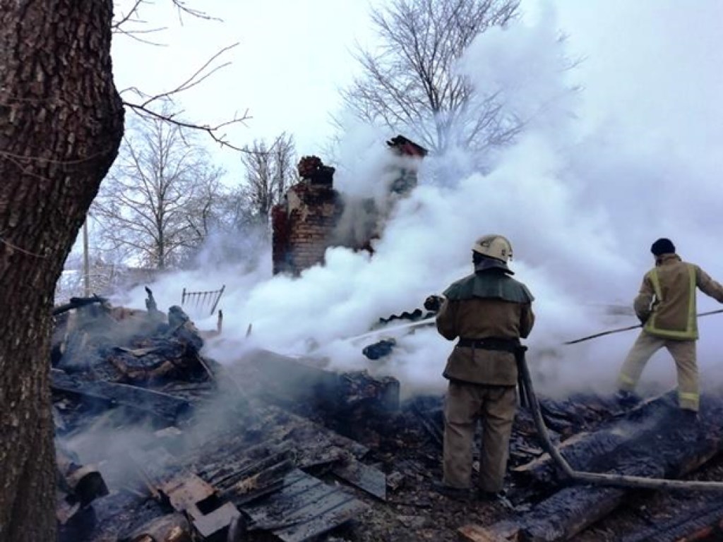 В Житомирской области из-за пожара погибли мужчина и женщина