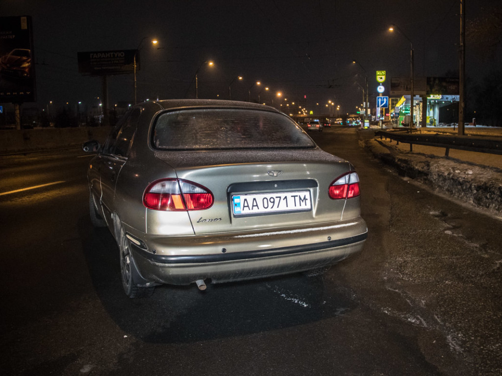 Пьяный коп устроил погоню в центре Киева (ФОТО)