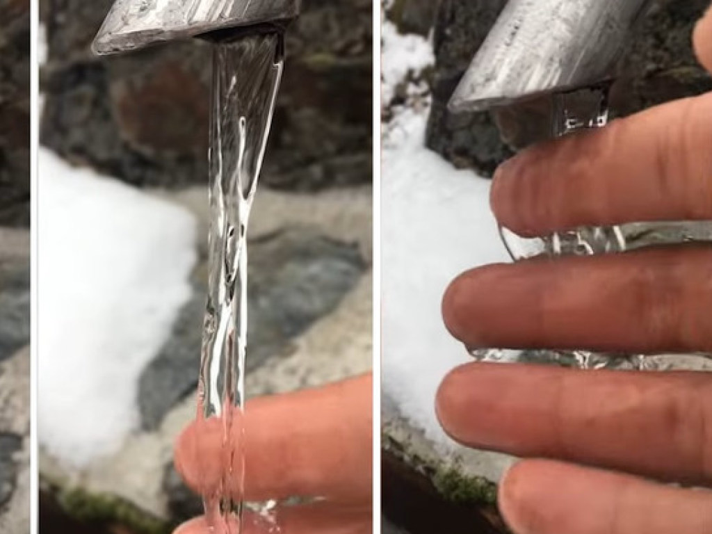 Турист запечатлел на видео редкую оптическую иллюзию в Альпах