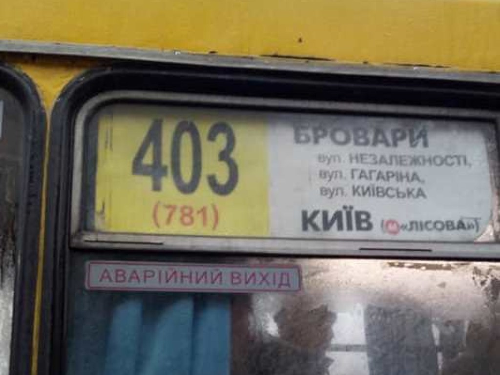 Под Киевом маршрутка протащила по земле пассажирку (ФОТО)