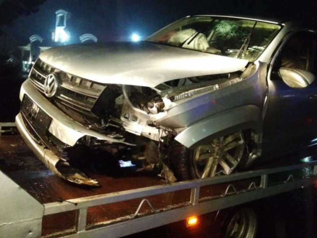 В центре Мукачево водитель Volkswagen угодил в ДТП на перекрестке (ФОТО)