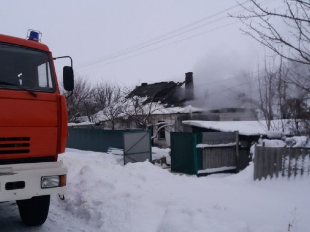 В результате пожара под Харьковом погибли муж и жена (ФОТО)