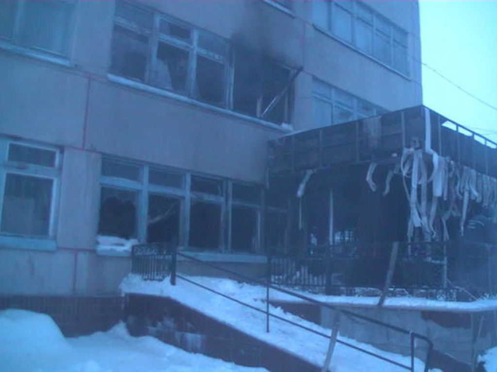 Под Харьковом в санатории произошел пожар (ФОТО) 