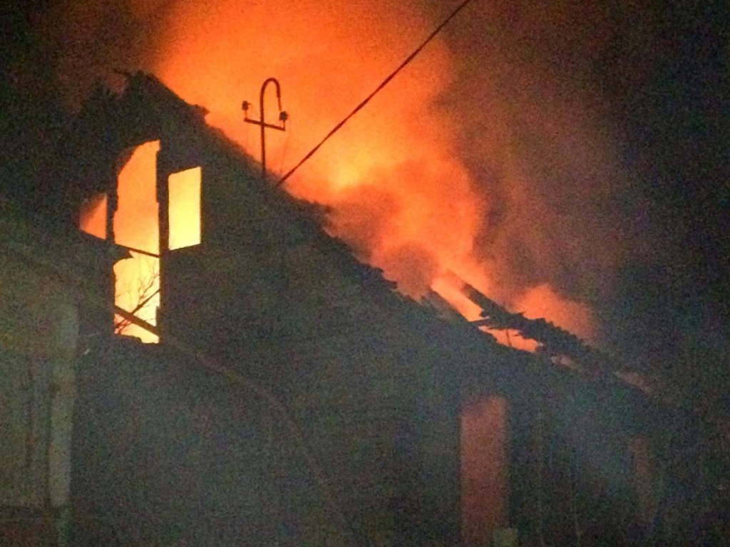 На даче под Киевом заживо сгорел парень (ФОТО)