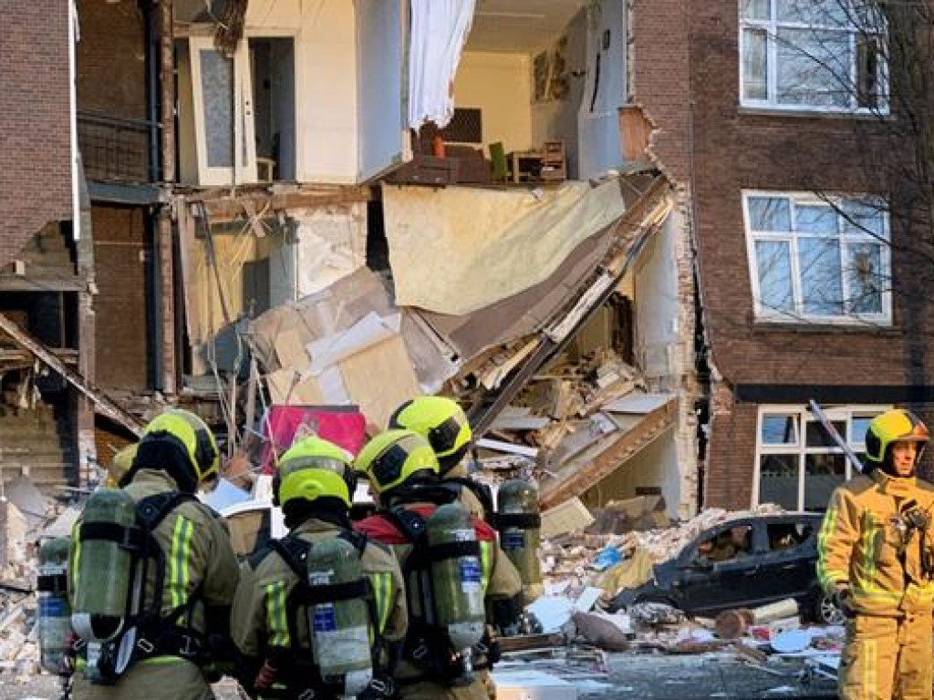 В Гааге взрывом разрушило жилой дом (ФОТО)