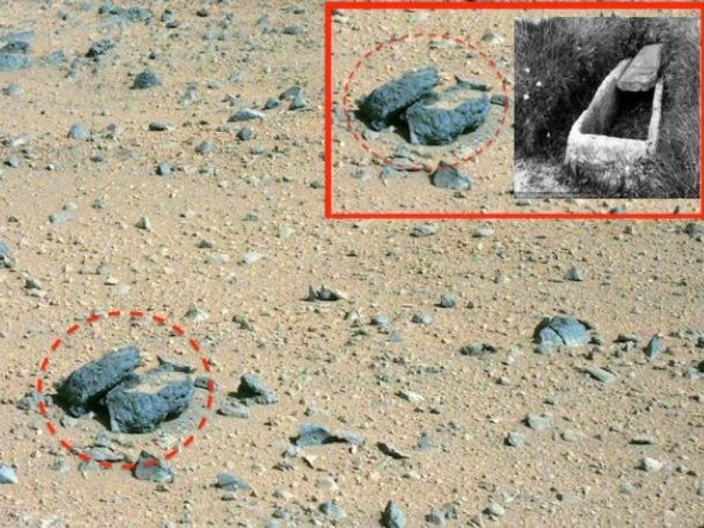 На снимках с Марса заметили «каменный гроб» (ФОТО)