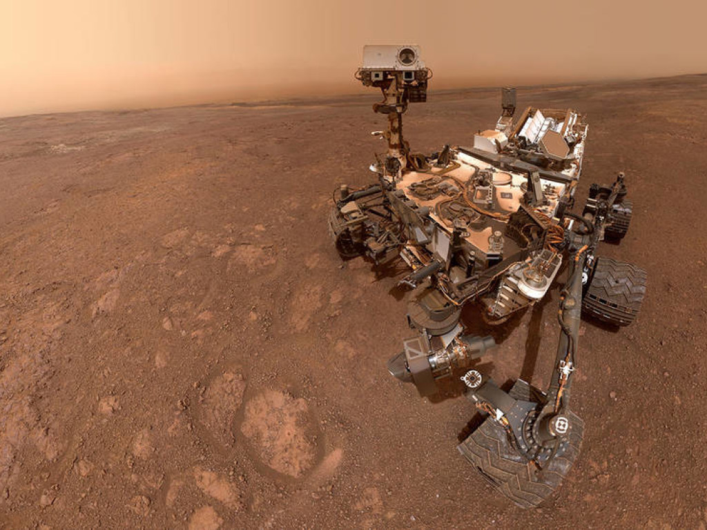 Марсоход Curiosity прислал на Землю очередное «селфи»