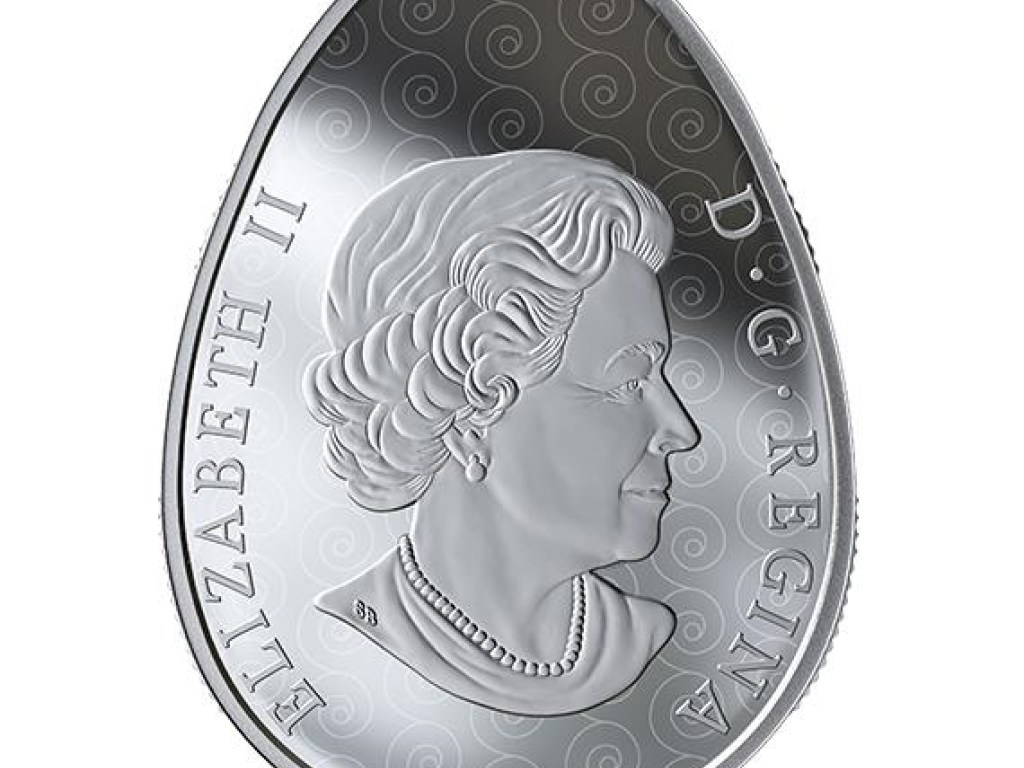 В Канаде монетный двор выпустил монету в форме яйца