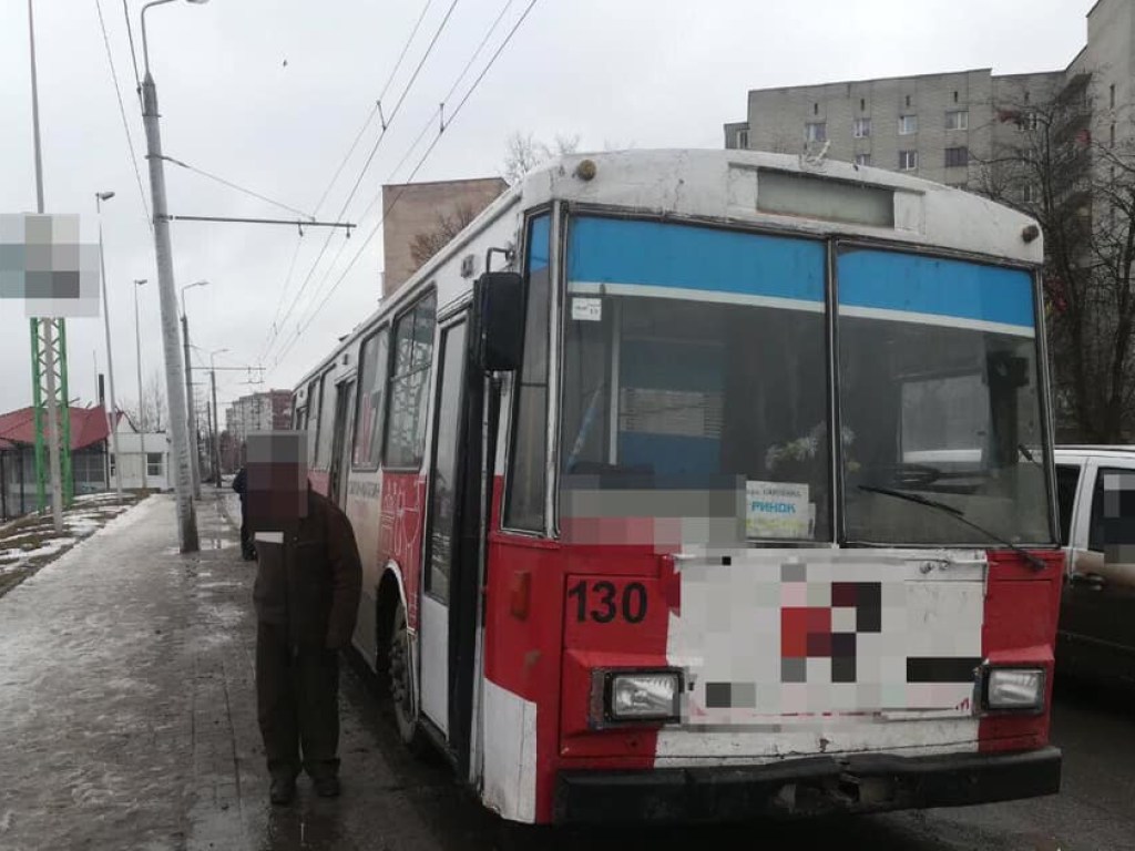 В Тернополе полиция задержала пьяного водителя троллейбуса (ФОТО)