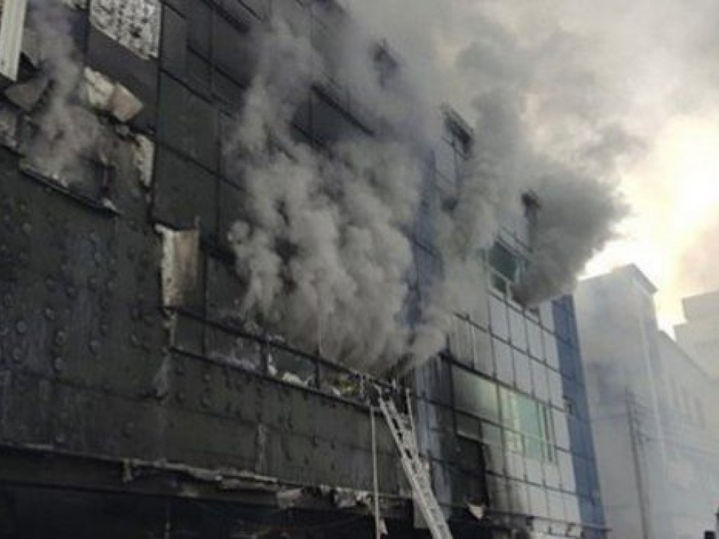 В Южной Корее во время пожара в общественной бане пострадали более 50 человек
