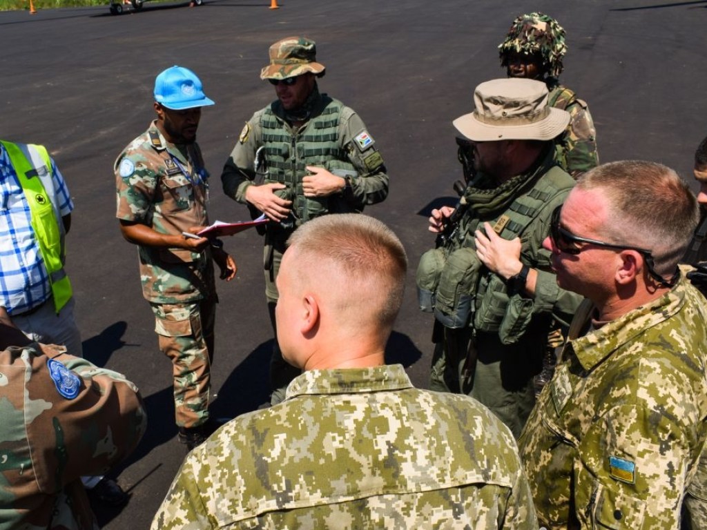 Украинских миротворцев контингент задействовали для нейтрализации боевиков в Конго(ФОТО)