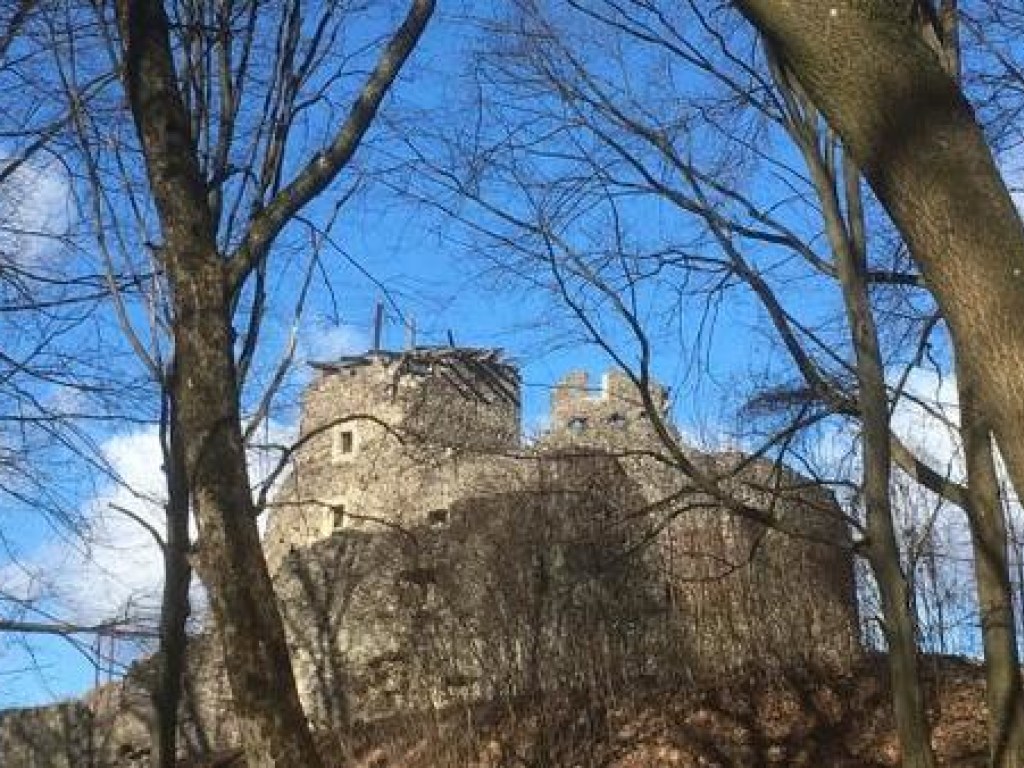 На Закарпатье стариный замок лишился крыши из-за сильного ветра (ФОТО)
