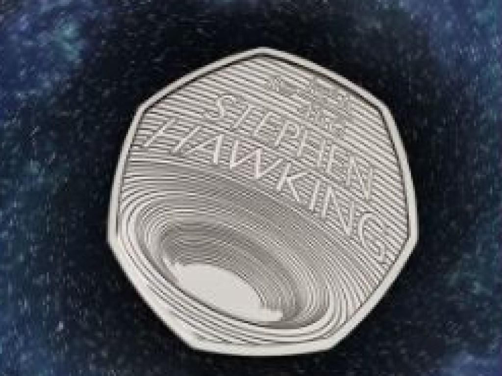 В Великобритании выпущена монета в честь Стивена Хокинга (ФОТО)