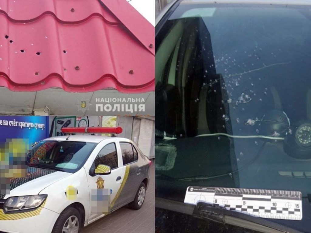 Сонный и пьяный мужчина расстрелял машину с охранниками в центре Киева