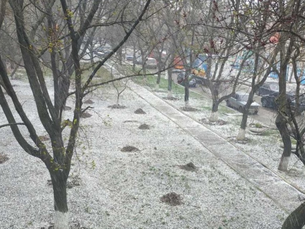 Переменчивая погода в Николаеве: снег сменился градом (ФОТО, ВИДЕО) 