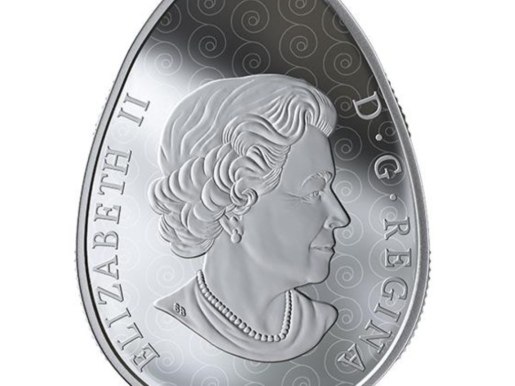 Канада выпустила золотую монету в форме яйца-писанки (ФОТО)