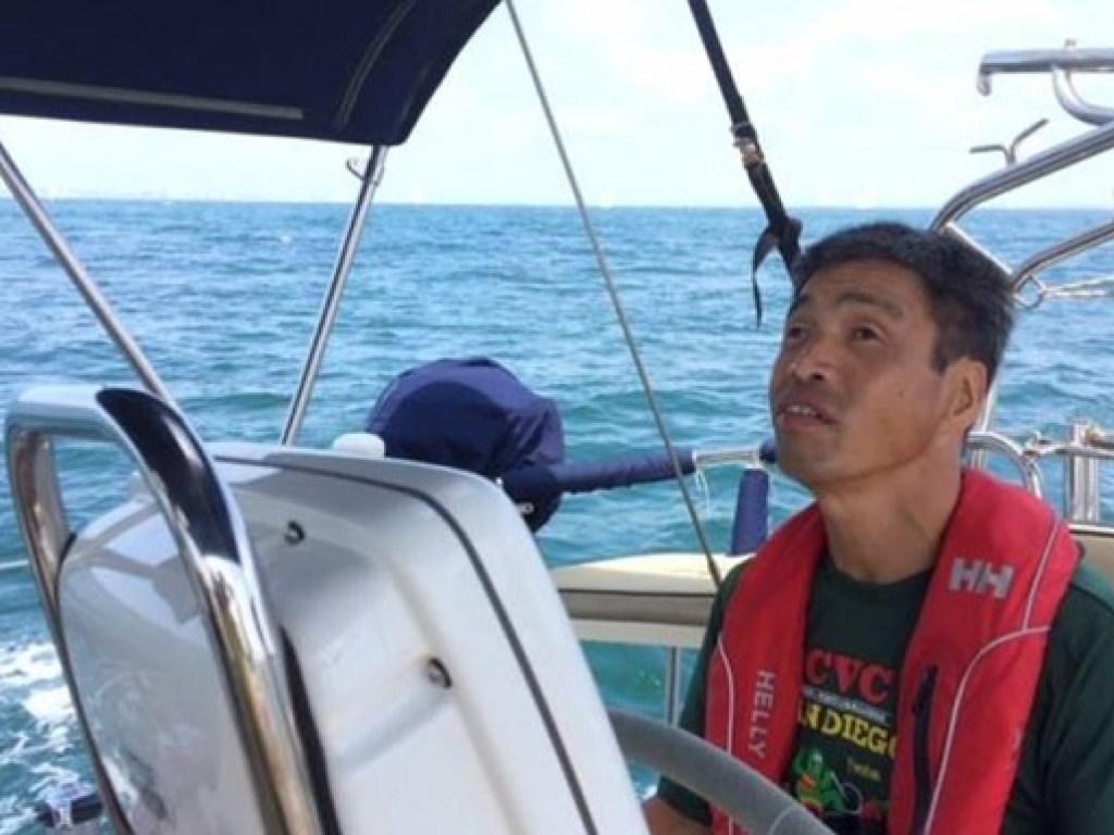 Слепой японец на яхте пересек Тихий океан