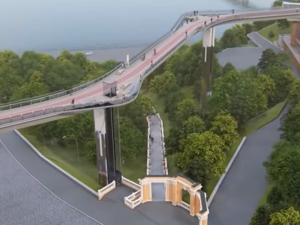 Вокруг «моста Кличко» разгорелся скандал: швейцарские архитекторы обвинили КГГА в недобросовестности