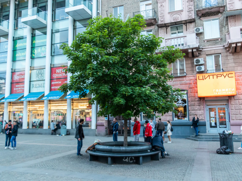 На Европейской площади в Днепре умер мужчина (ФОТО)