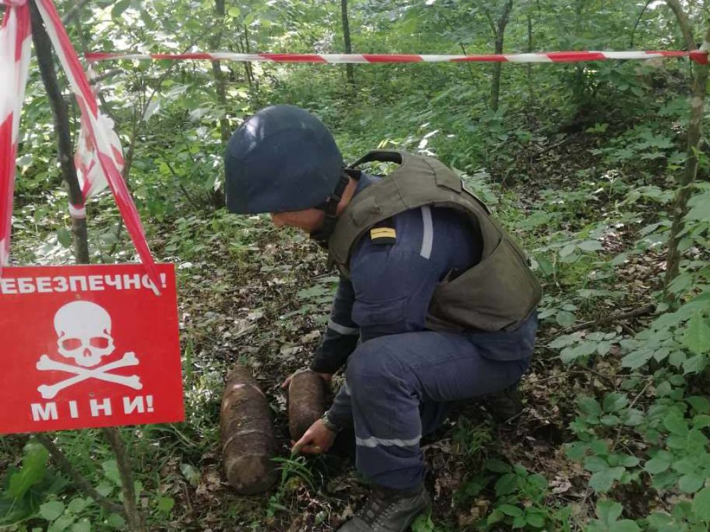 Под Киевом обнаружили и обезвредили боеприпасы (ФОТО)