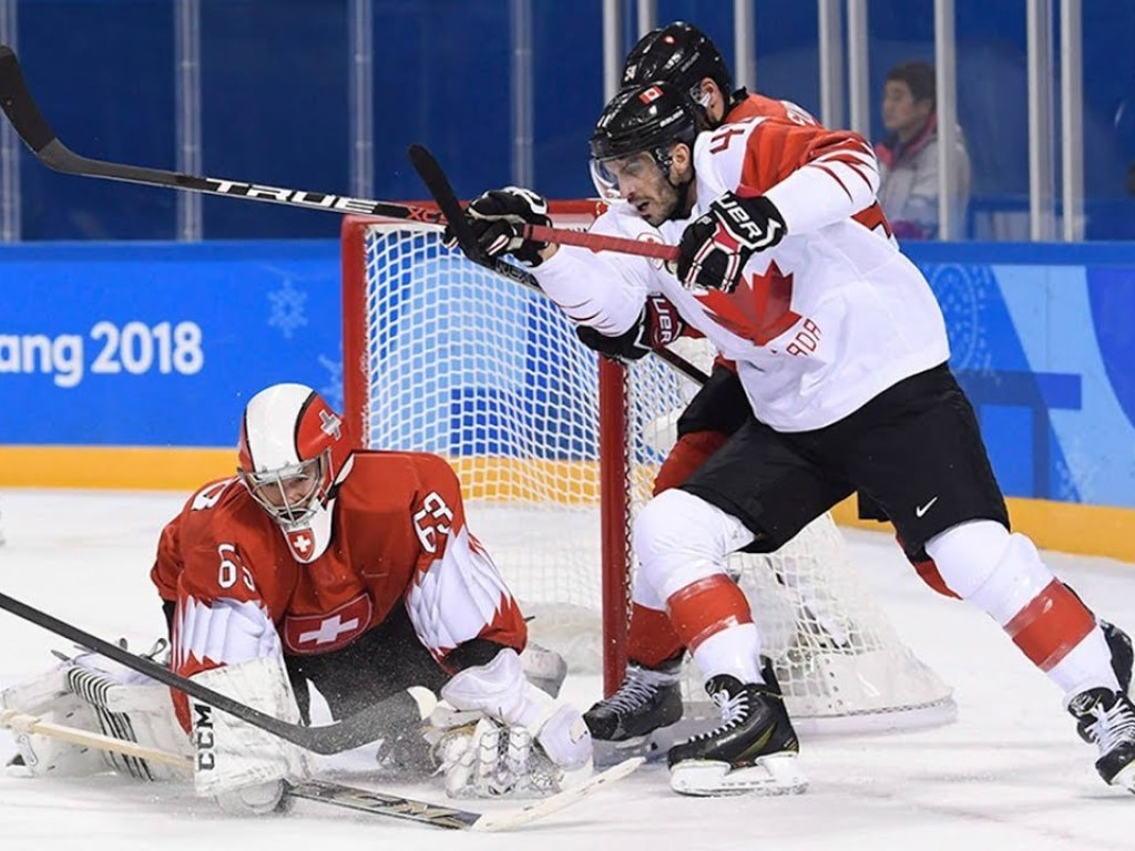 На ЧМ по хоккею Канада взяла верх в напряженном поединке со Швейцарией 