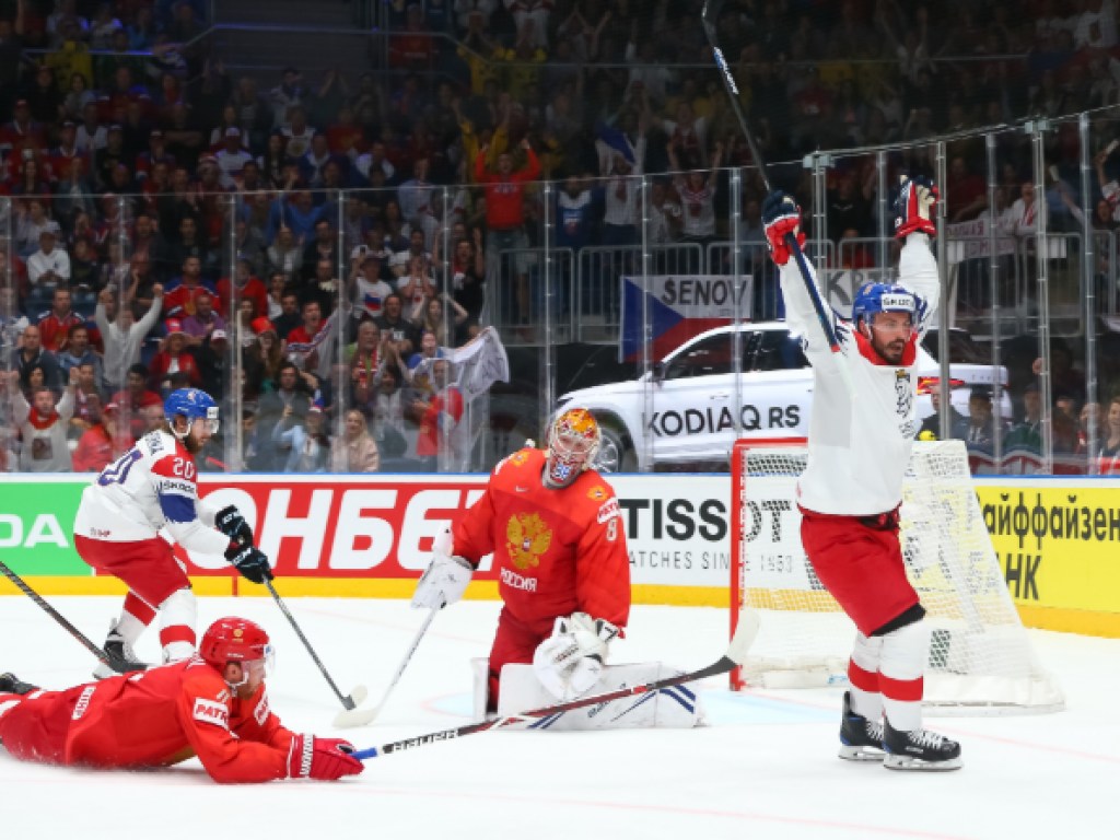 ЧМ по хоккею: Россия обыгрывает Чехию в серии буллитов в матче за третье место (ФОТО, ВИДЕО)